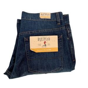 NWT Red Head Brand Co. Relaxed Fit Jeans Mens 32X30 Dark Wash Denim Pants